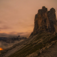 Le cime e il rifugio