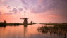 Kinderdijk all’alba