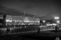 Buckingham Palace bw